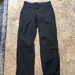 Mesh Lululemon workout pants with elastic ankles
